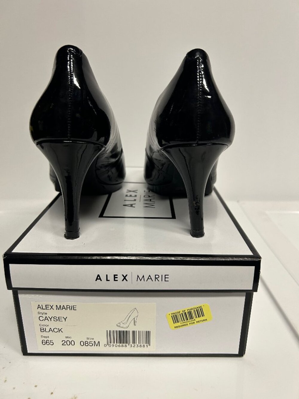 Alex Marie Patent leather Peep Toe Pumps